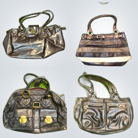 Leather Handbag Bag Bundle