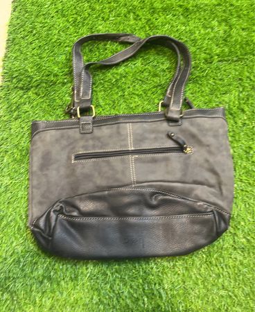 Bolsa Tote de Couro Preto