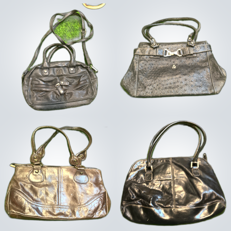 Leather Handbag Bag Bundle