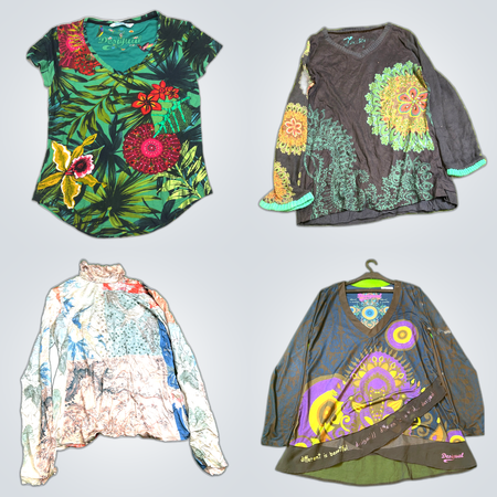 desigual printed blouse