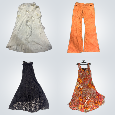 Designer Jeans & Pants Bundle - 30 Piece Fashion Lot Including BDG, Nautica, Zara & More