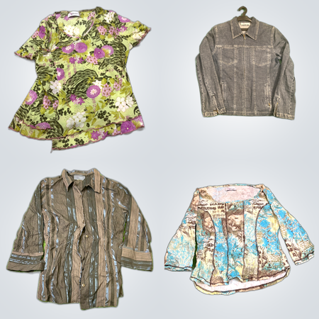 Y2K Printed Blouses Bundle