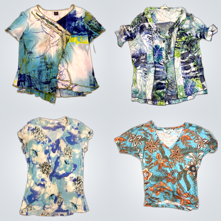 Bundle-Angebot für bedruckte Blusen