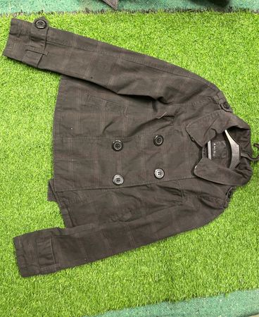 Amisu Gray Plaid Jacket