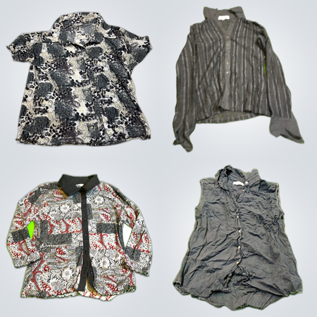 Blouse Bundle: X-Mail, Millo, Robbie Bee, Uniqlo, Julie Guerlande & Anne Fontaine Tops