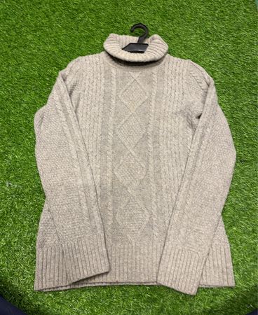 L.L.Bean Grauer Strickpullover