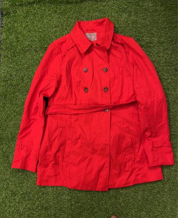 Orsay Red Trench Coat