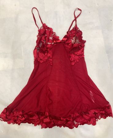 Red Lace Chemise