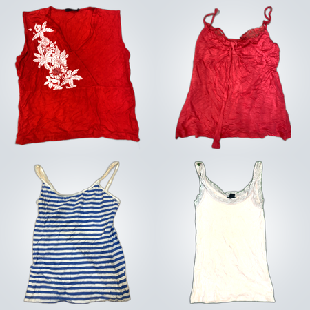 H&M Y2K Lace Trim Camisoles