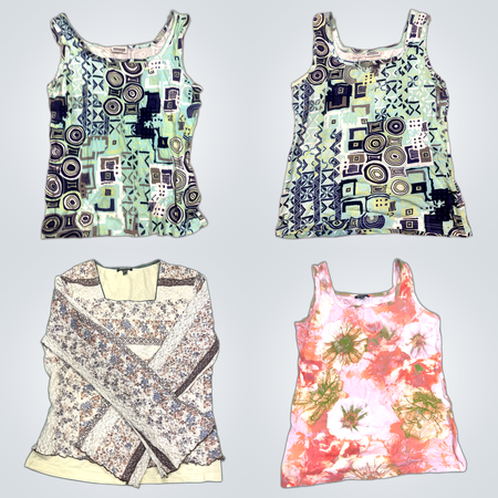 Y2K Printed Blouses Bundle