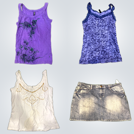 Colori del Mondo Y2K Graphic Tanks