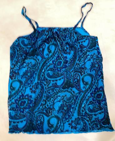 Canotta Blu Paisley