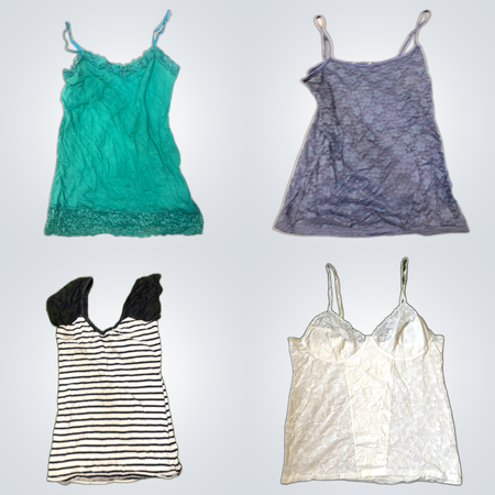 Y2K Camisoles Lace Trim