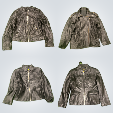 Black Leather Jackets Bundle