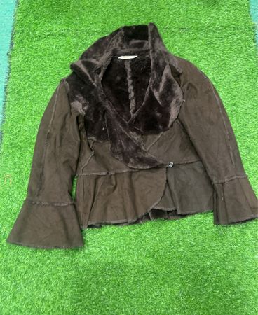 Brown Faux Fur Jacket