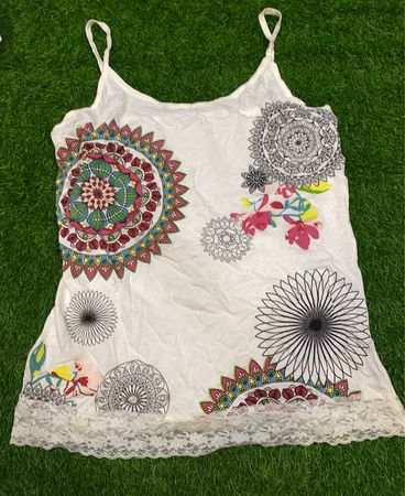 White Floral Camisole