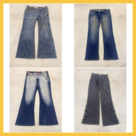 Gently Used Denim Bundle: TRF, Mash de Nimes, Flare & Bootcut Jeans Lot