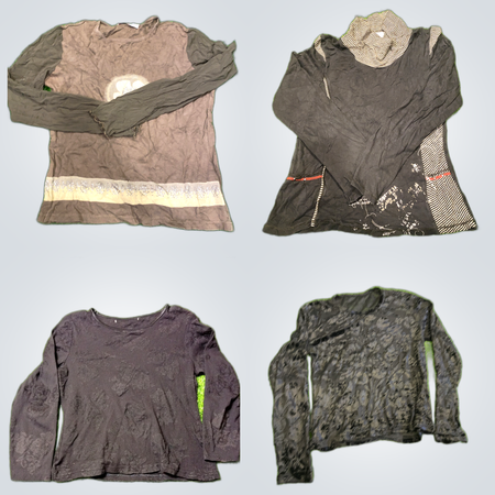 Designer Long Sleeve Tops Bundle - Ana Sousa, Fred Perry, The North Face & More