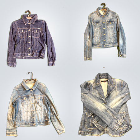 Y2K Denim Jacket Set