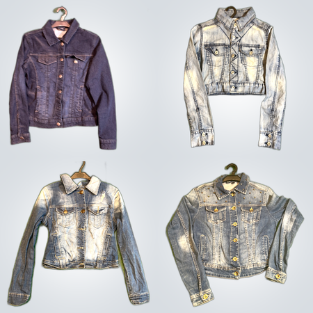 Y2K Racer Denim Jacket