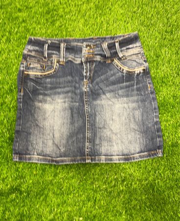 Saia de Jeans Cache Cache