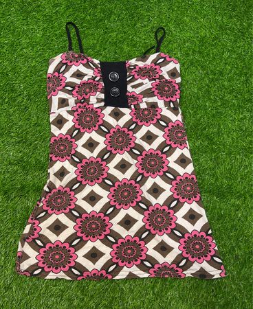 Damen Tanktop mit floralem Muster