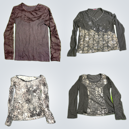 LoveLie & More Top Brands Langarmoberteile Bundle von 12