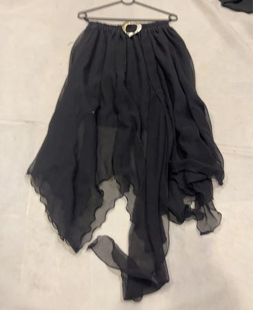 Black Flowy Skirt