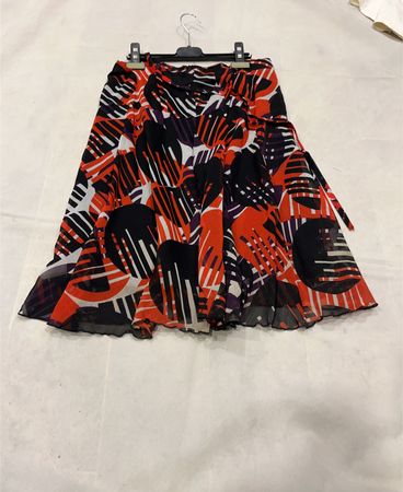 Skirt with Abstract Pattern