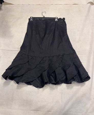 Black Ruffled Skirt