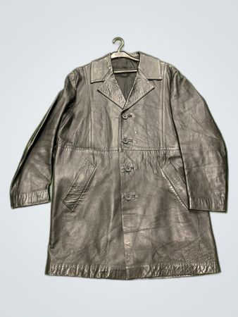 Black Leather Coat