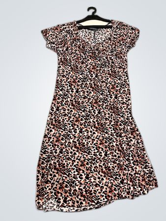 MISS YOUN Leopardenmuster Kleid