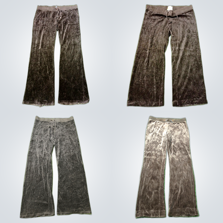 Velour Sweatpants Pant Bundle