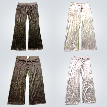 Velour Sweatpant Pant Bundle