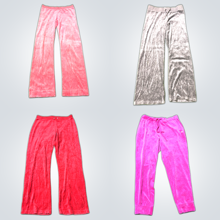 Juicy Couture & GUBLUES Velour-Sweatpants-Bundle - 15 Teile Set