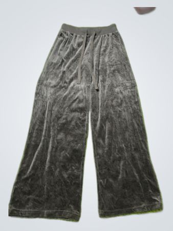 Pantalones de terciopelo grises Juicy Couture