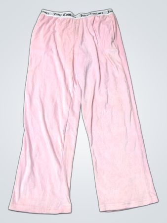 Joggers de terciopelo rosa de Juicy Couture