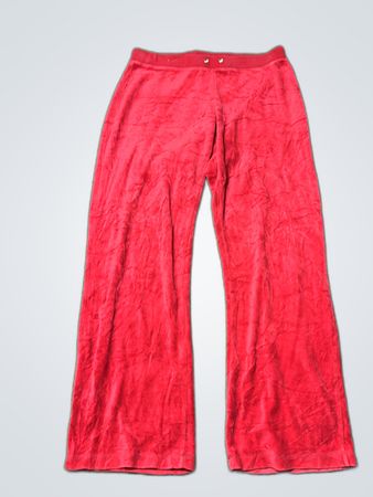 Pantalones de Velour Rojo Juicy Couture