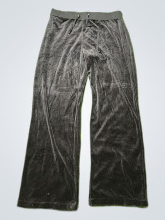 Pantalones de chándal de terciopelo negro de Juicy Couture