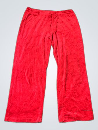 Sudadera de terciopelo rojo Juicy Couture