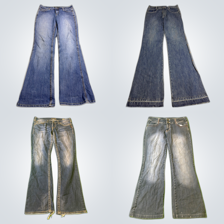 Faded Flare Bootcut Jeans Bundle
