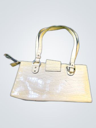 Tan Crocodile Handbag