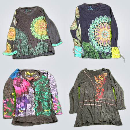 Y2K Long Sleeve Blouses