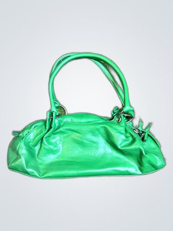 Sac à main en cuir vert