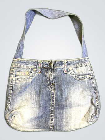 Hydraulische Denim-Schultertasche