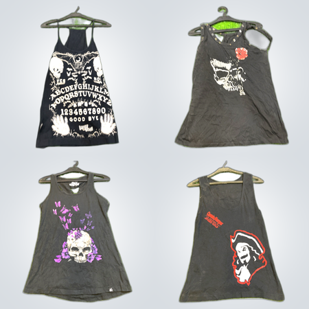 The grunge affair y2k sleeveless tops
