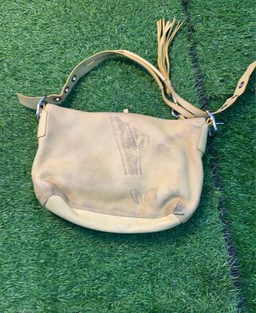 Coach Yellow Leather Shoulder Bag