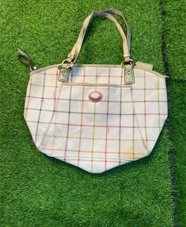 Coach Plaid Schultertasche