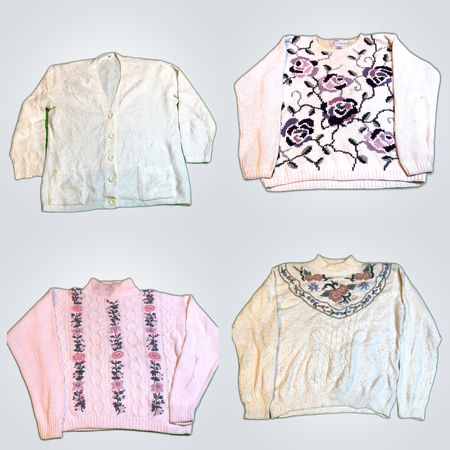 Designer Sweater Bundle: 10-Piece Cardigan & Knit Mix from Top Brands