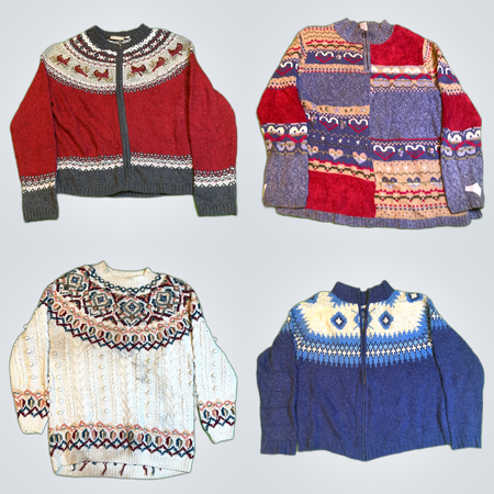 Sigrid & Tiara Cardigan Sweater Bundle - 10 Pc Knitwear Collection